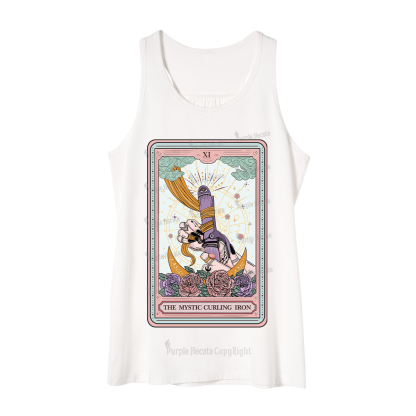 Purplehecate The Mystic Curling Iron Tarot Tank
