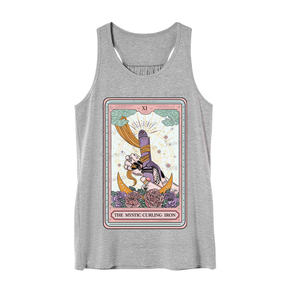 Purplehecate The Mystic Curling Iron Tarot Tank
