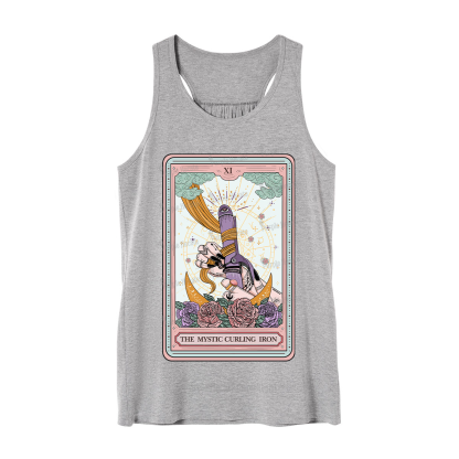 Purplehecate The Mystic Curling Iron Tarot Tank
