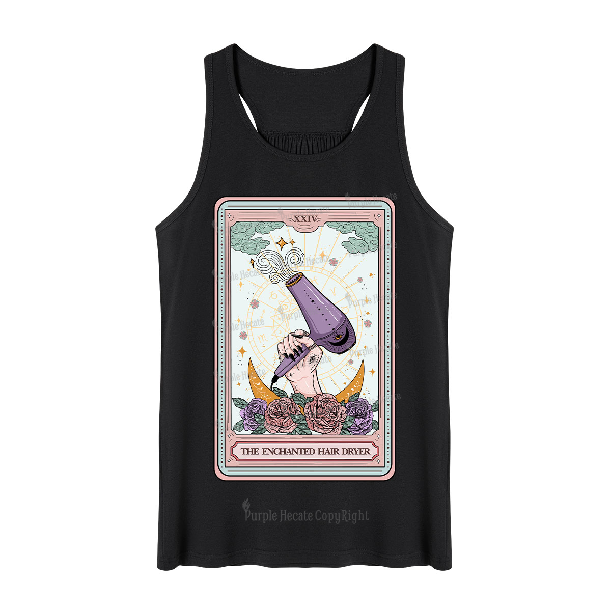 Purplehecate The Enchanted Hair Dryer Tarot Tank