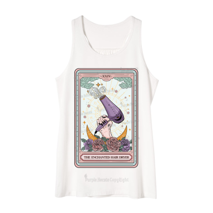Purplehecate The Enchanted Hair Dryer Tarot Tank