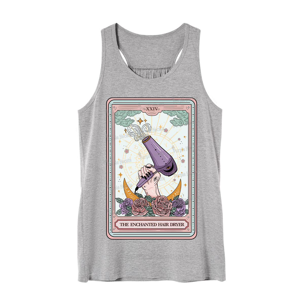 Purplehecate The Enchanted Hair Dryer Tarot Tank