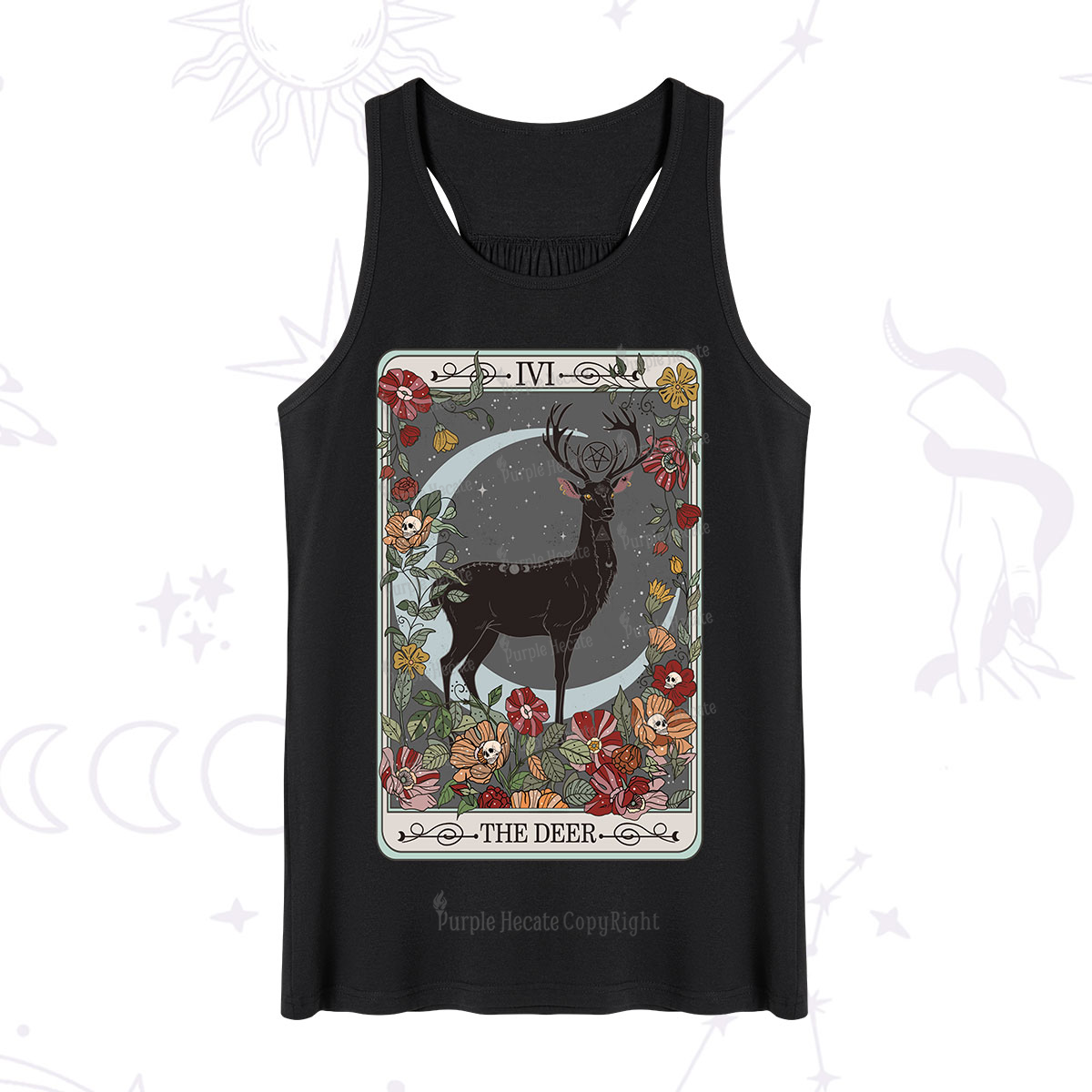 Purplehecate The Deer Tarot Tank