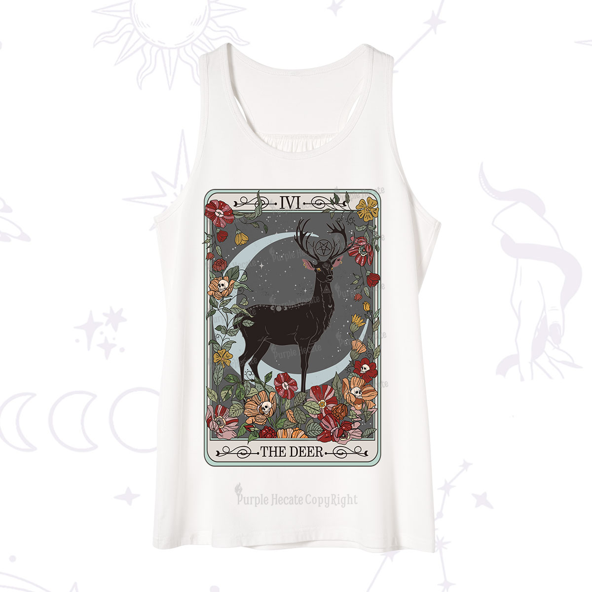 Purplehecate The Deer Tarot Tank