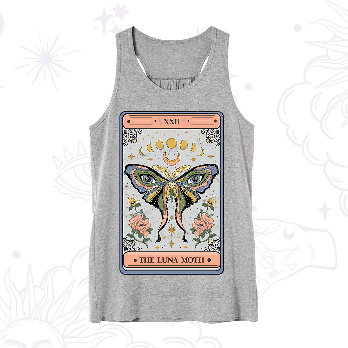 Purplehecate The Luna Moth Tarot Tank