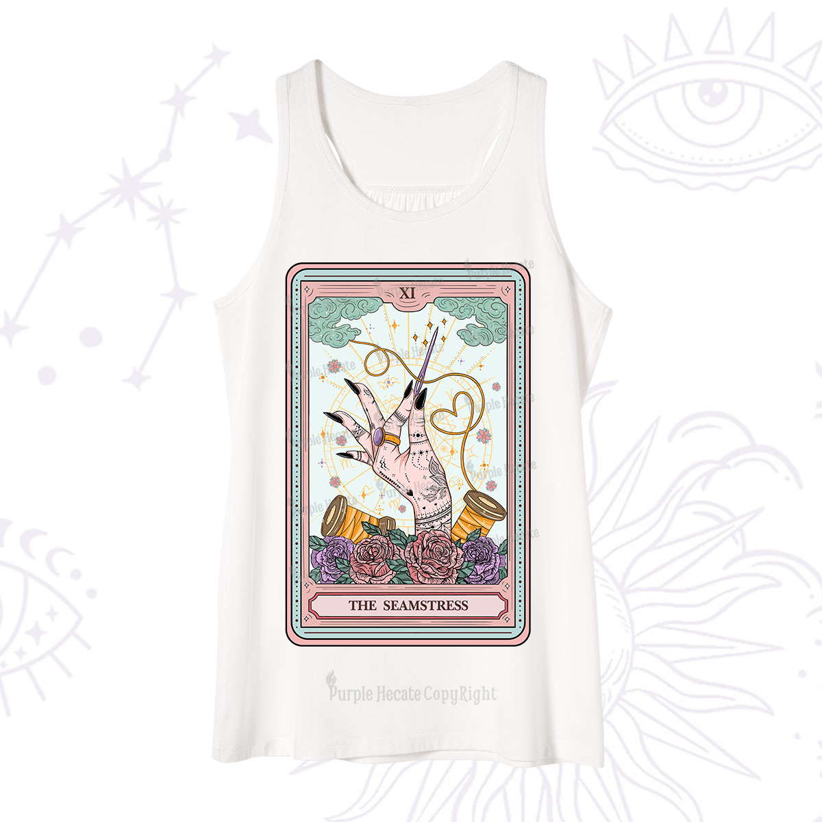 Purplehecate The Seamstress Tarot Tank