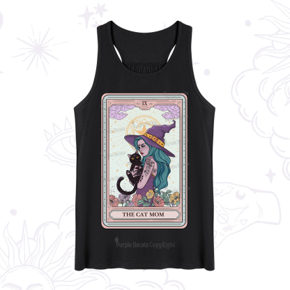 Purplehecate The Gothic Cat Mom Tarot Tank