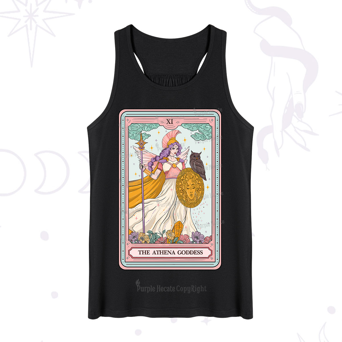 Purplehecate The Athena Goddess Tarot Tank
