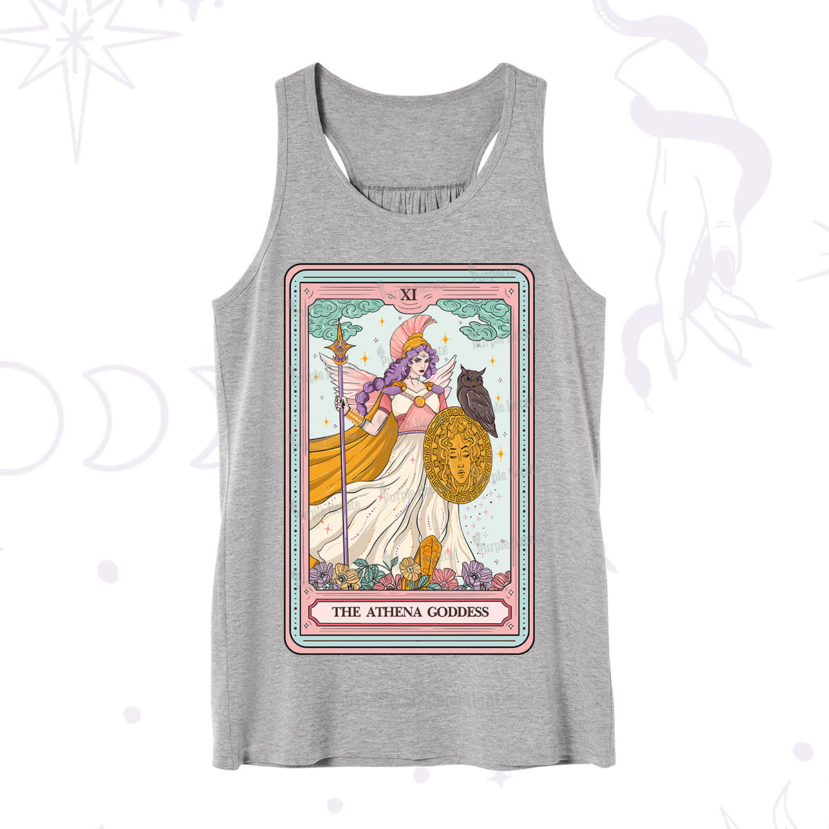 Purplehecate The Athena Goddess Tarot Tank