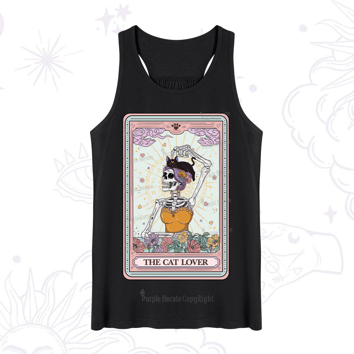 Purplehecate The Cat Lover Tarot Tank