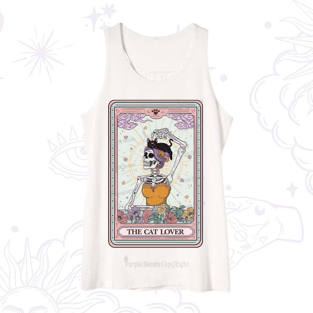 Purplehecate The Cat Lover Tarot Tank