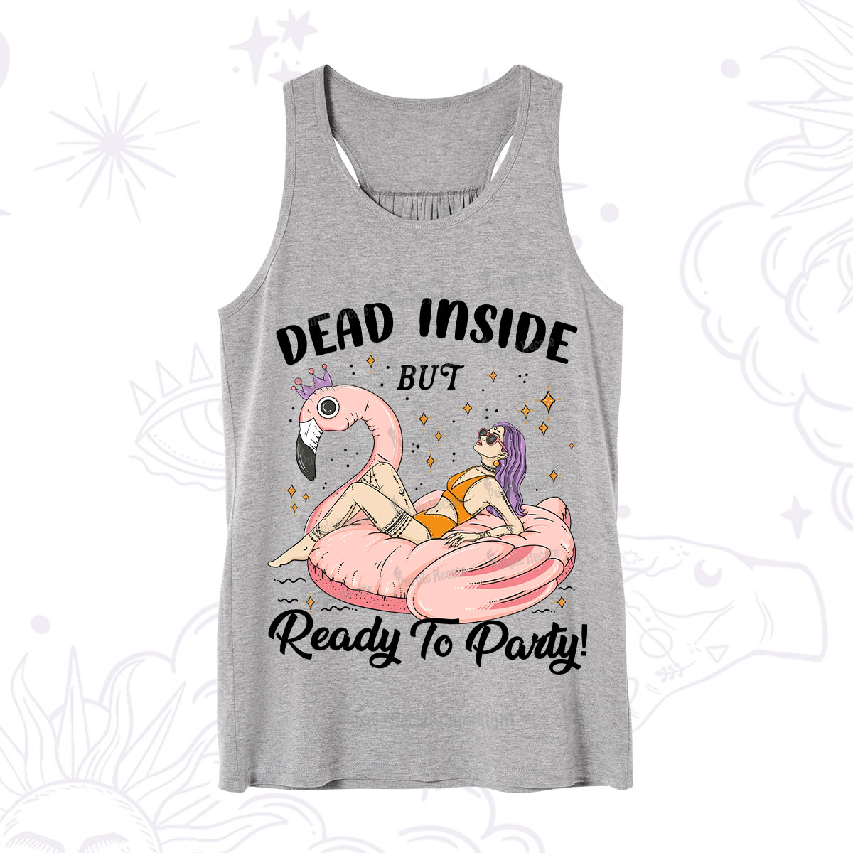 Purplehecate Dead Inside But Ready To Party Tank