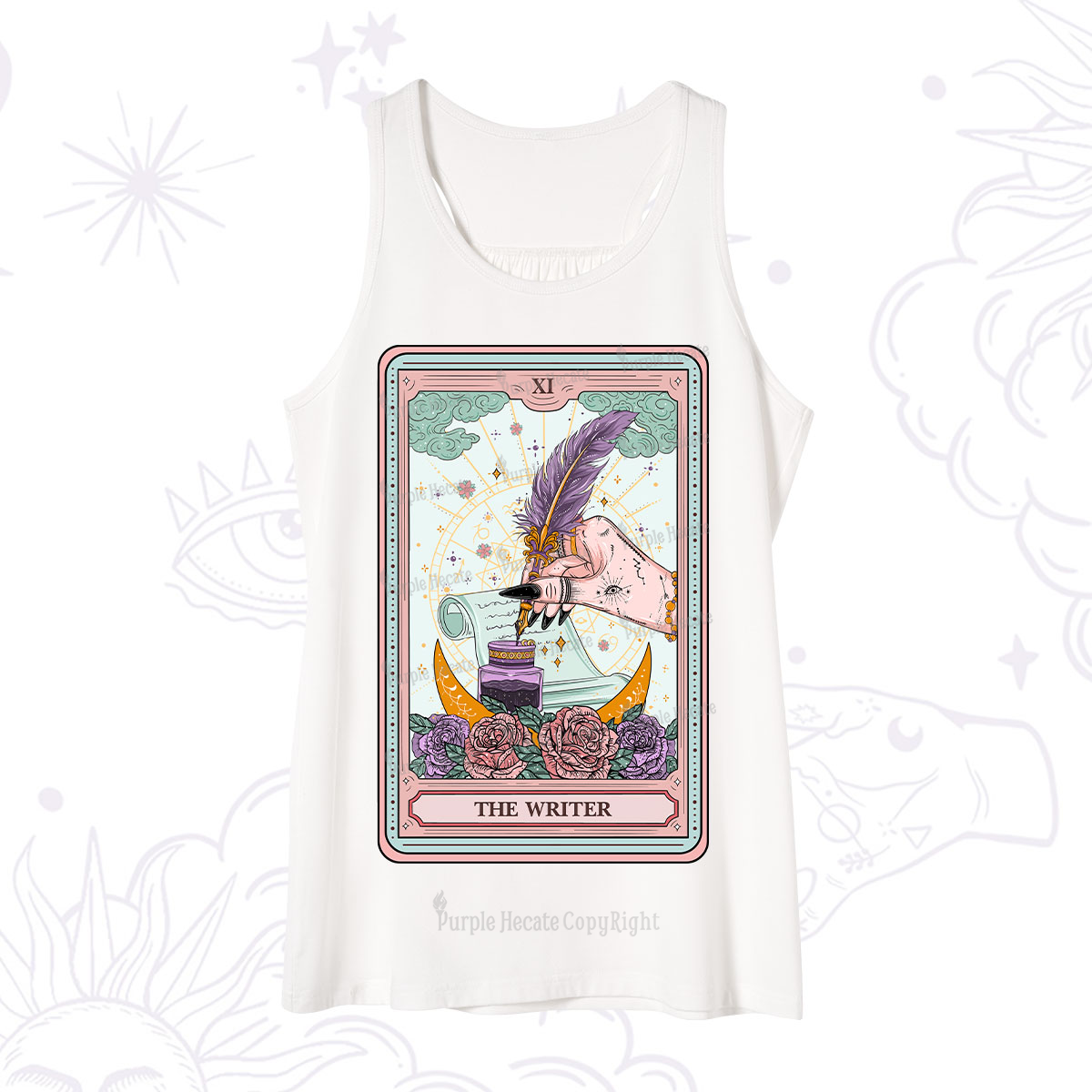 Purplehecate The Writer Tarot Tank