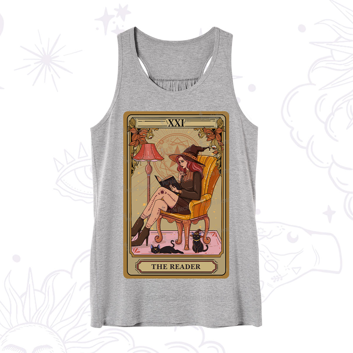 Purplehecate The Reader-Cat Mom Tarot Tank
