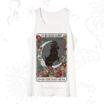 Purplehecate The Goat Tarot Card Tank
