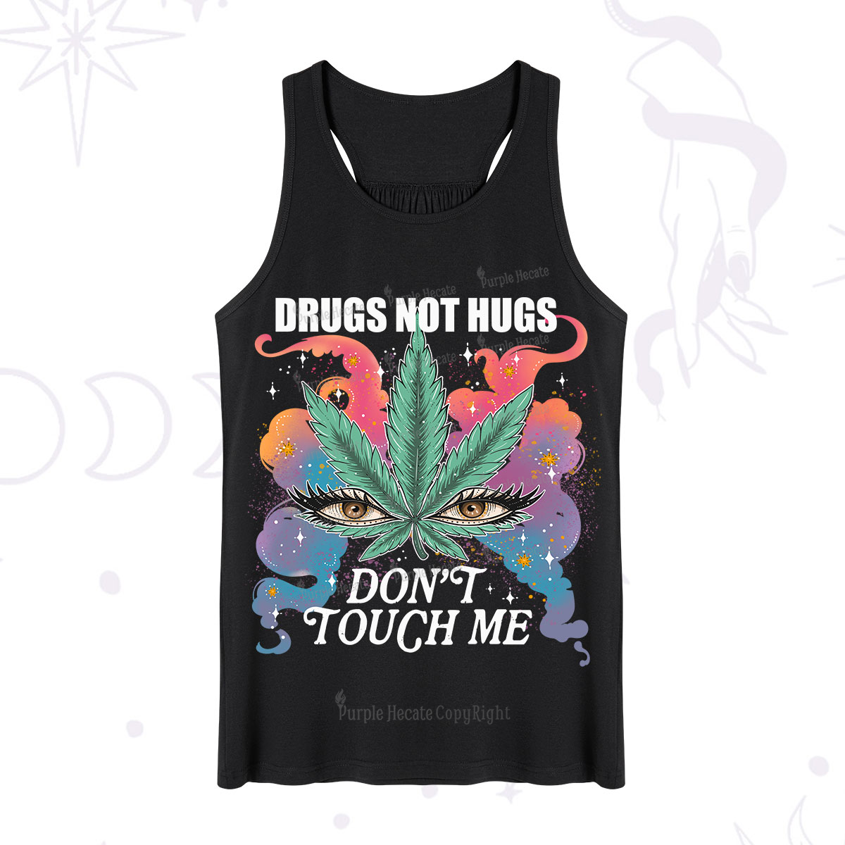 Purplehecate Drugs Not Hugs Tank