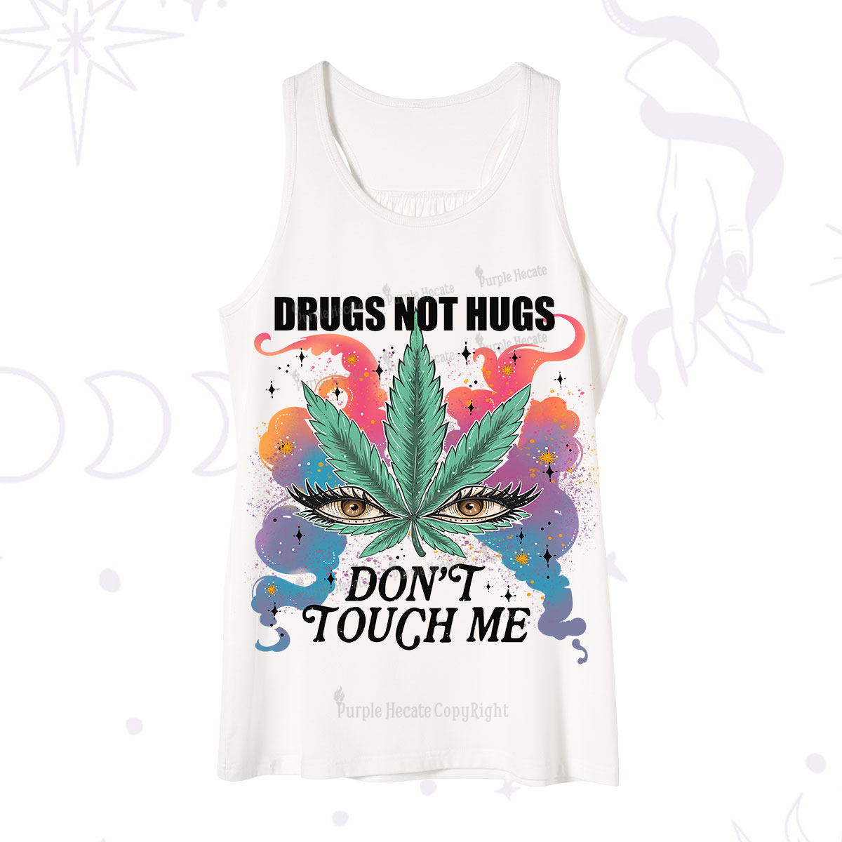 Purplehecate Drugs Not Hugs Tank
