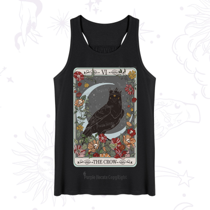 Purplehecate The Crow Tarot Card Tank