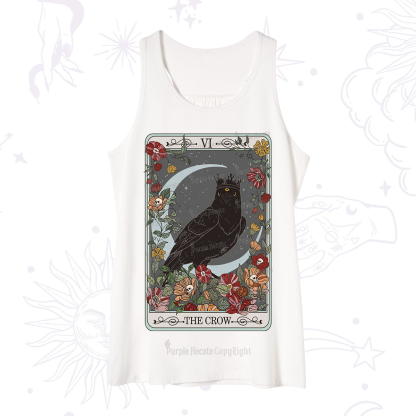 Purplehecate The Crow Tarot Card Tank