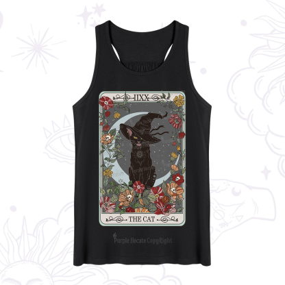 Purplehecate The Cat Tarot Card Tank