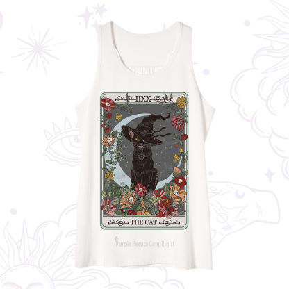 Purplehecate The Cat Tarot Card Tank