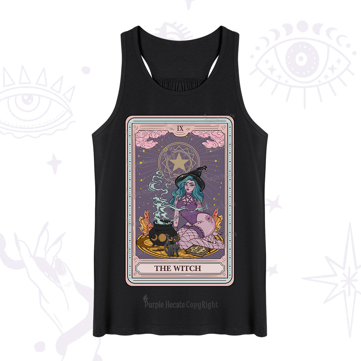 Purplehecate The Alchemy Witch Tarot Card Tank