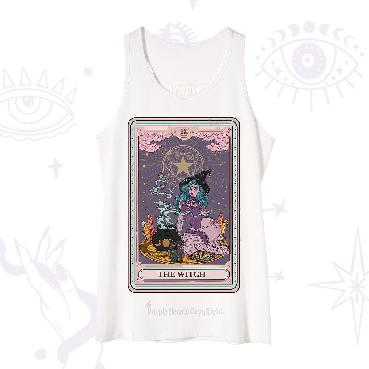 Purplehecate The Alchemy Witch Tarot Card Tank