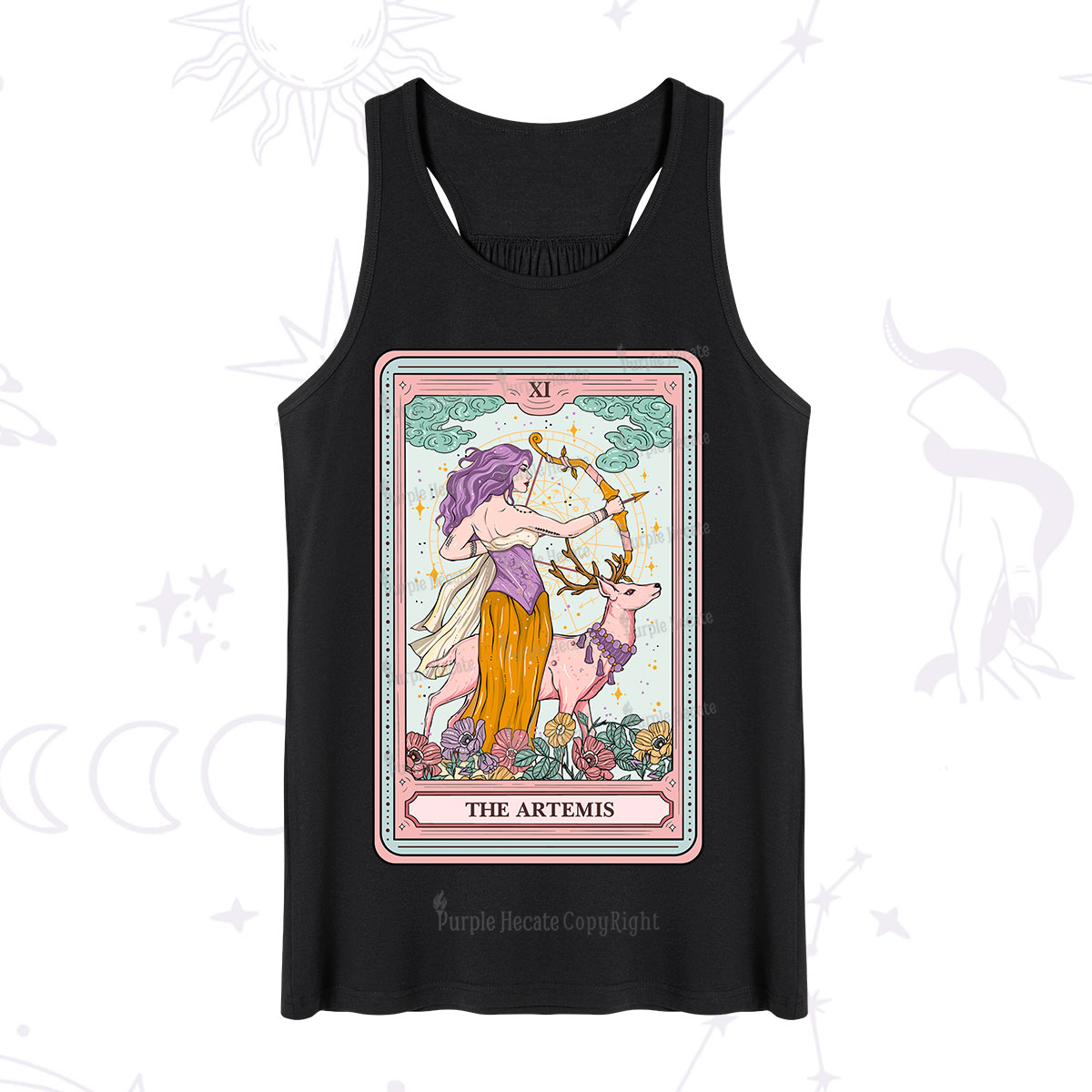 Purplehecate The Artemis Tarot Card Tank