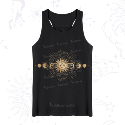 Purplehecate Mystical Moon And Sun Tank