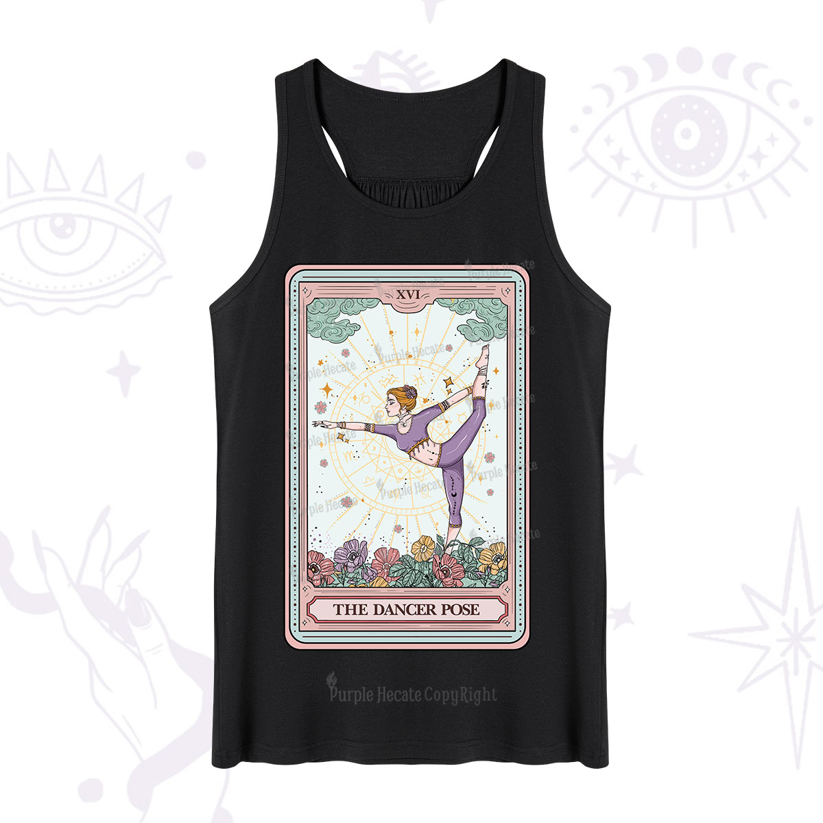 Purplehecate The Dancer Pose Tarot Card Tank