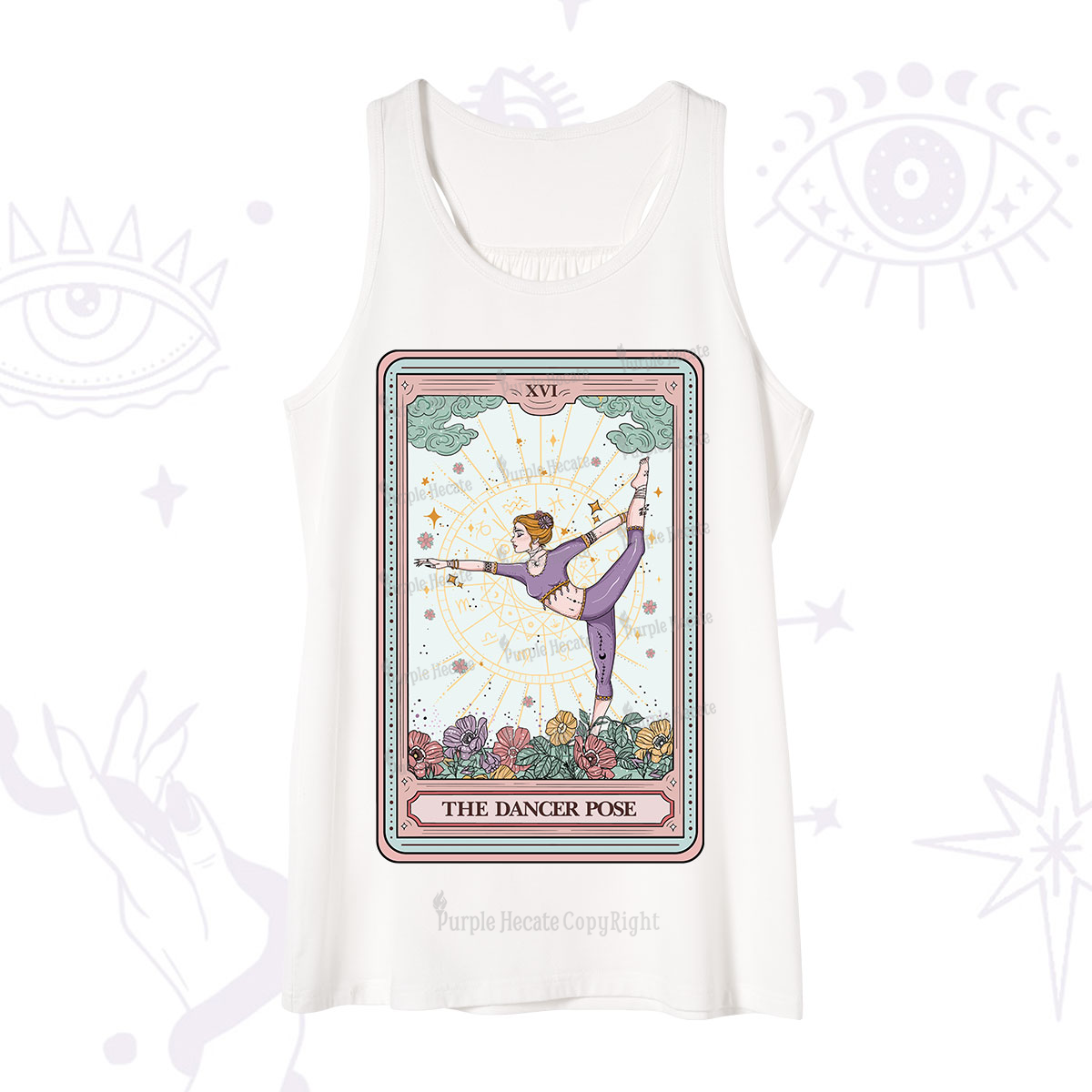 Purplehecate The Dancer Pose Tarot Card Tank