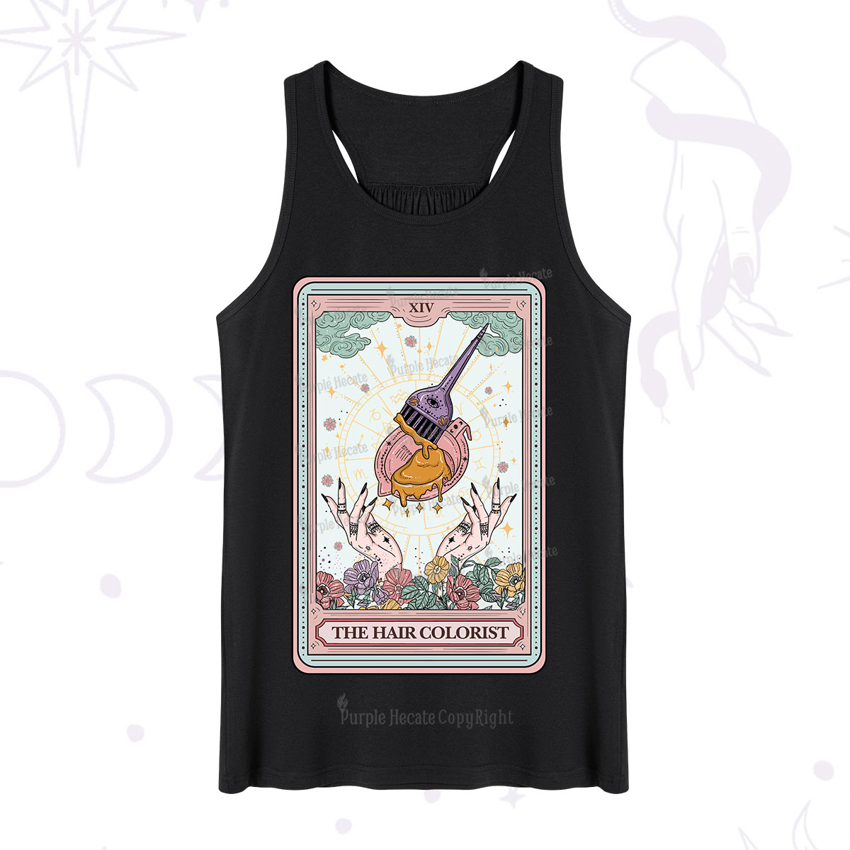 Purplehecate The Hail Colorist Tarot Card Tank
