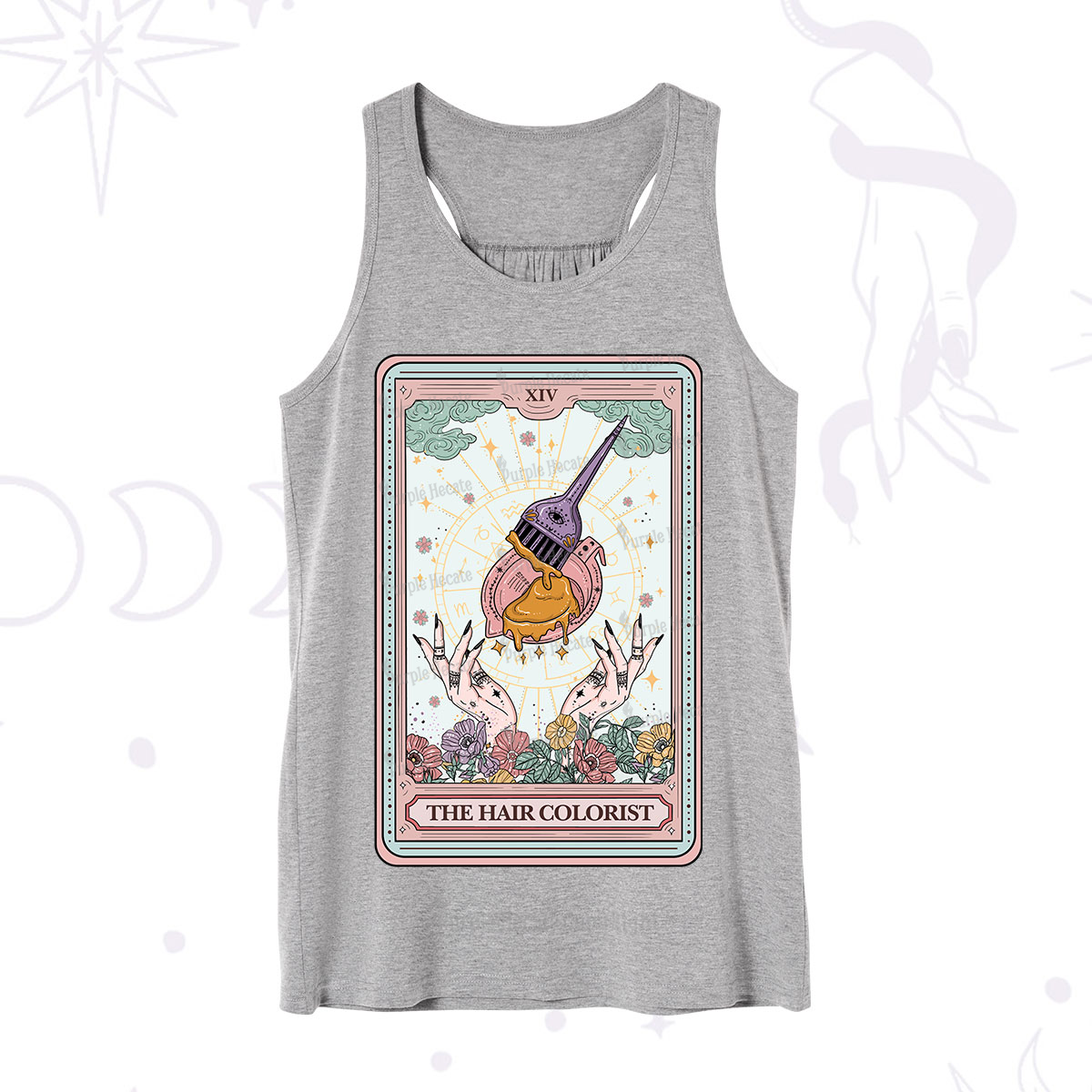 Purplehecate The Hail Colorist Tarot Card Tank