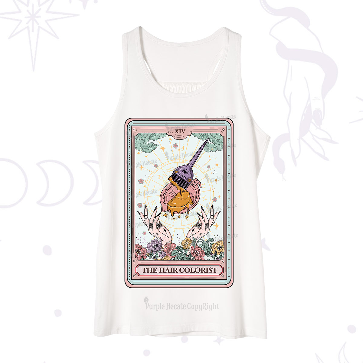 Purplehecate The Hail Colorist Tarot Card Tank