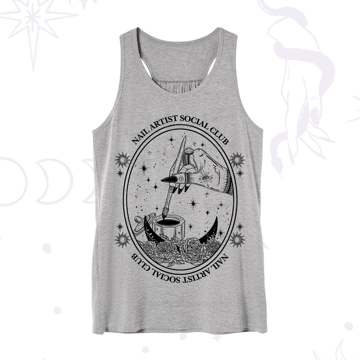 Purplehecate Nail Artist Social Club Tank