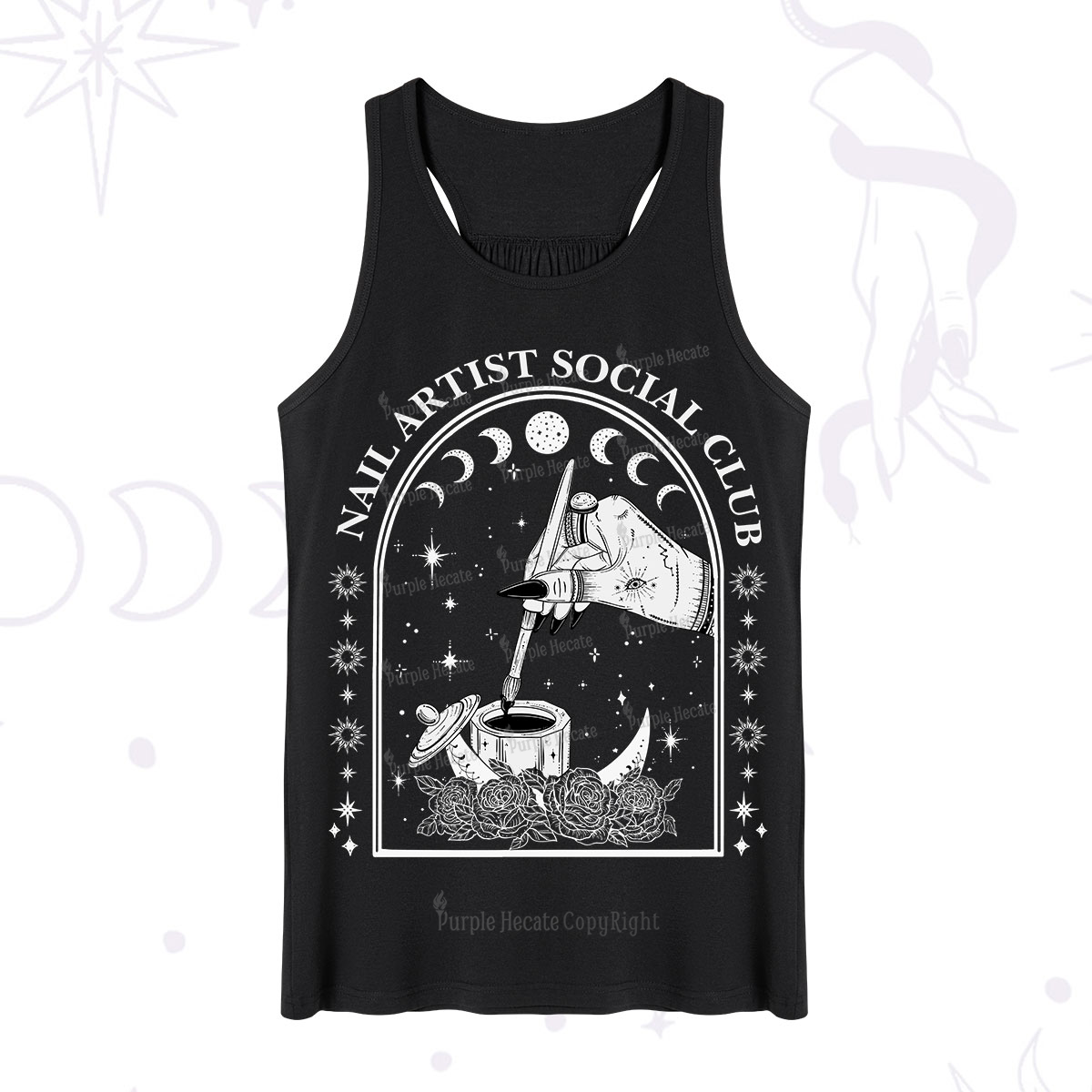 Purplehecate Nail Artist Club Collective Tank