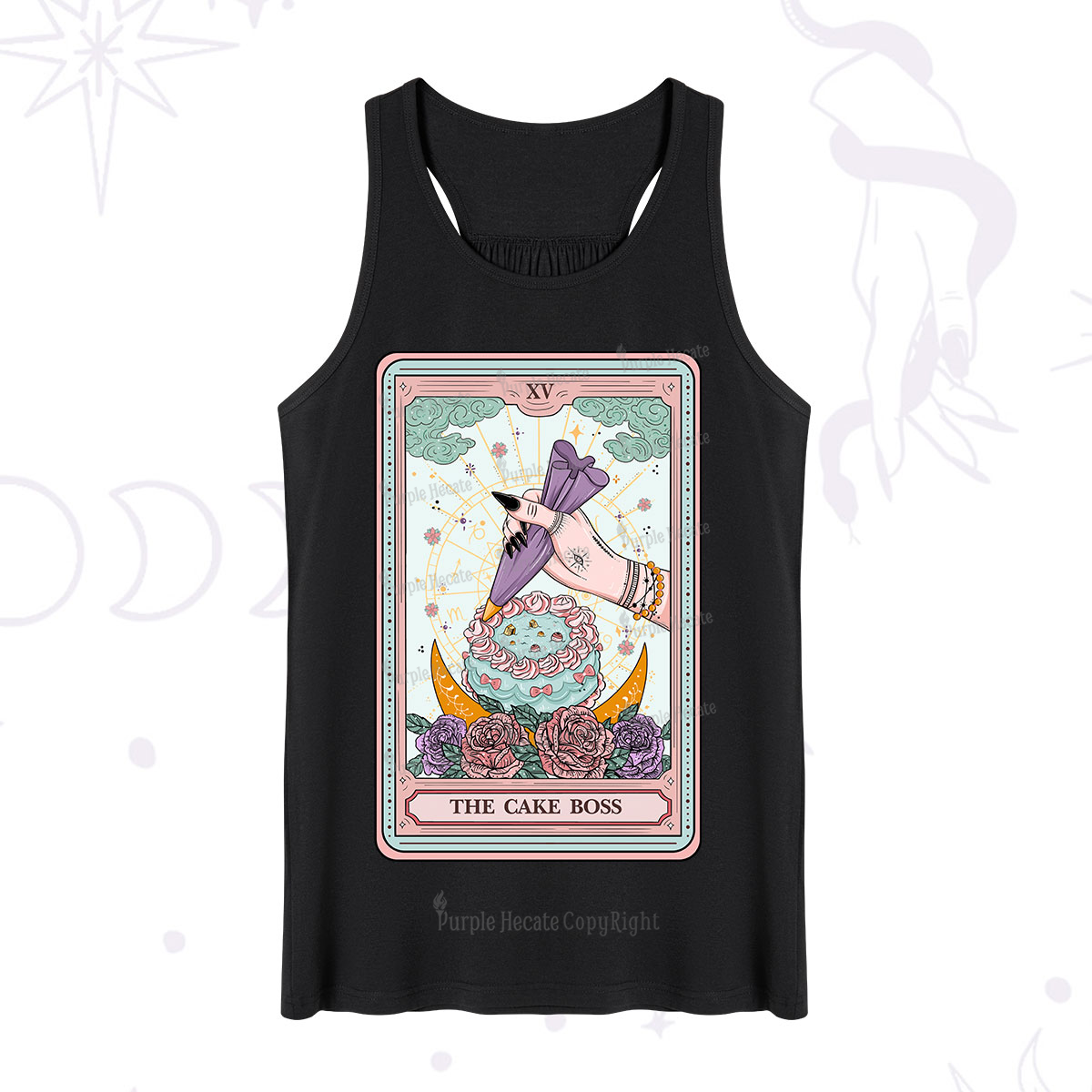Purplehecate The Cake Boss Tarot Card Tank