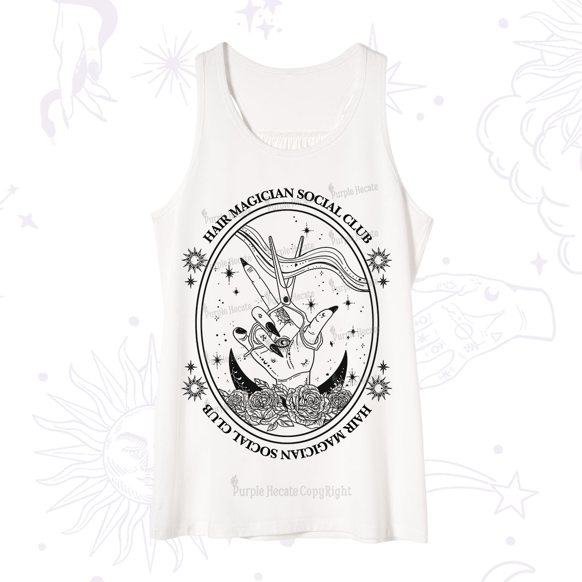 Purplehecate Hair Magician Social Club Tank