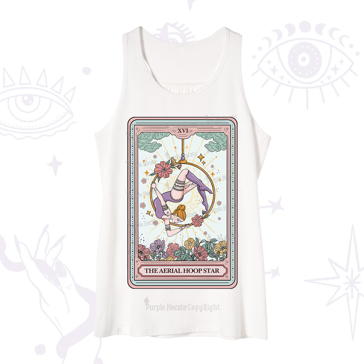 Purplehecate The Aerial Hoop Star Tarot Card Tank