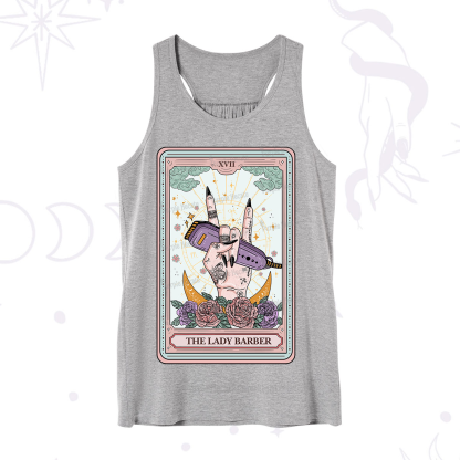 Purplehecate The Lady Barber Tarot Card Tank