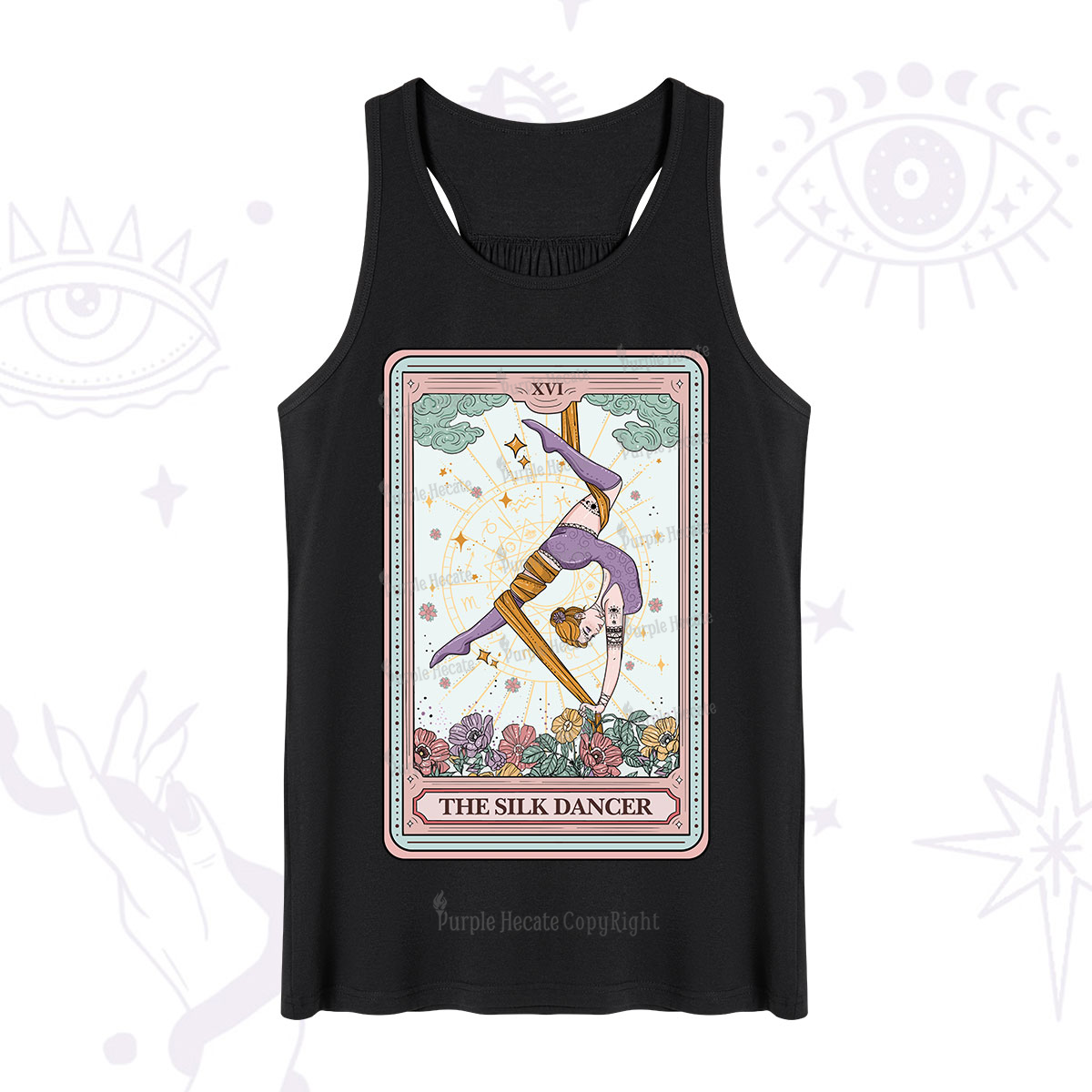Purplehecate The Aerial Hoop Star Tarot Card Tank