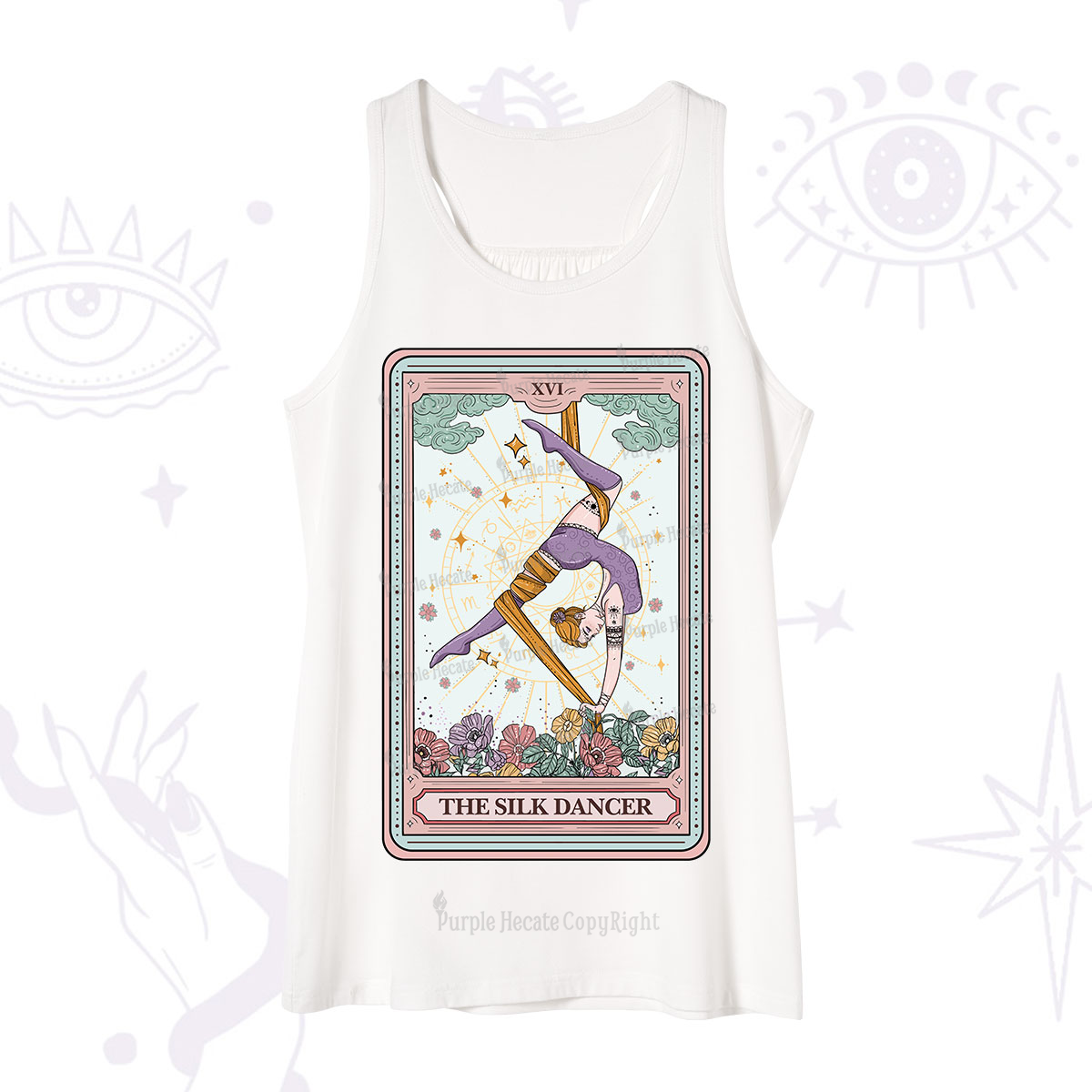 Purplehecate The Aerial Hoop Star Tarot Card Tank