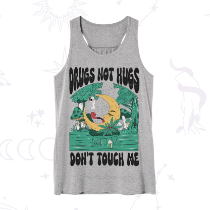 Purplehecate Drugs Not Hugs Don't Touch Me Tank
