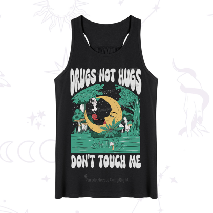 Purplehecate Drugs Not Hugs Don't Touch Me Tank