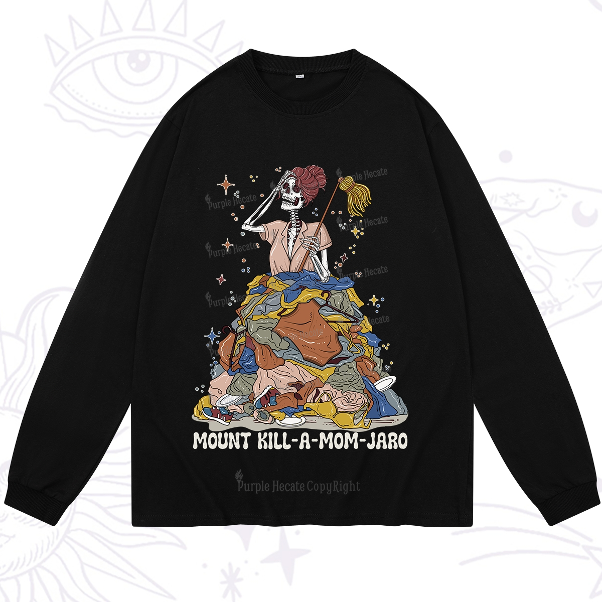 Purplehecate Mount Mom's Chaos Long Sleeve T-Shirt