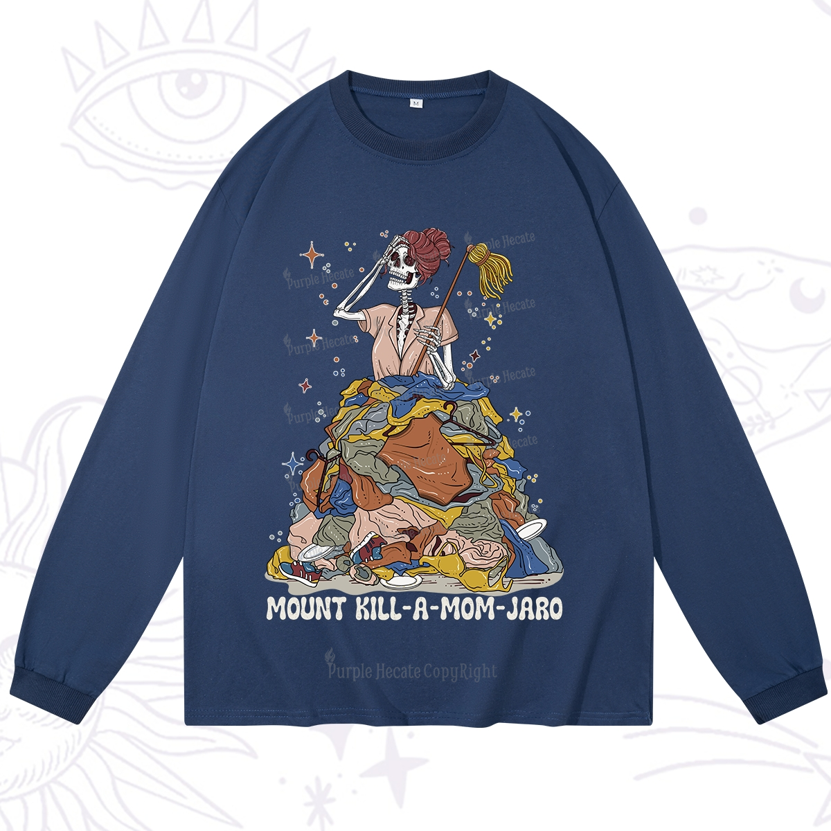 Purplehecate Mount Mom's Chaos Long Sleeve T-Shirt