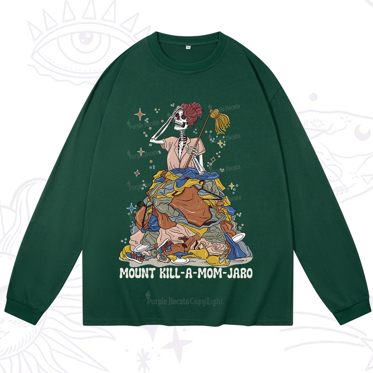 Purplehecate Mount Mom's Chaos Long Sleeve T-Shirt