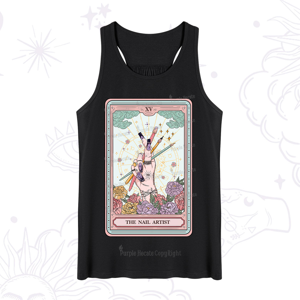 Purplehecate The Enchanted Nail Artist Tarot Card Tank
