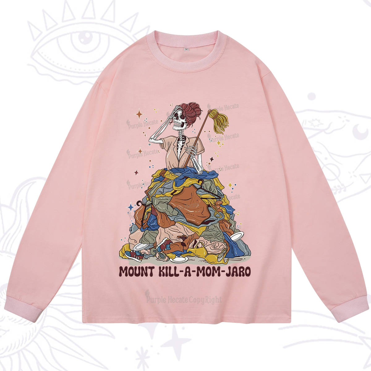 Purplehecate Mount Mom's Chaos Long Sleeve T-Shirt