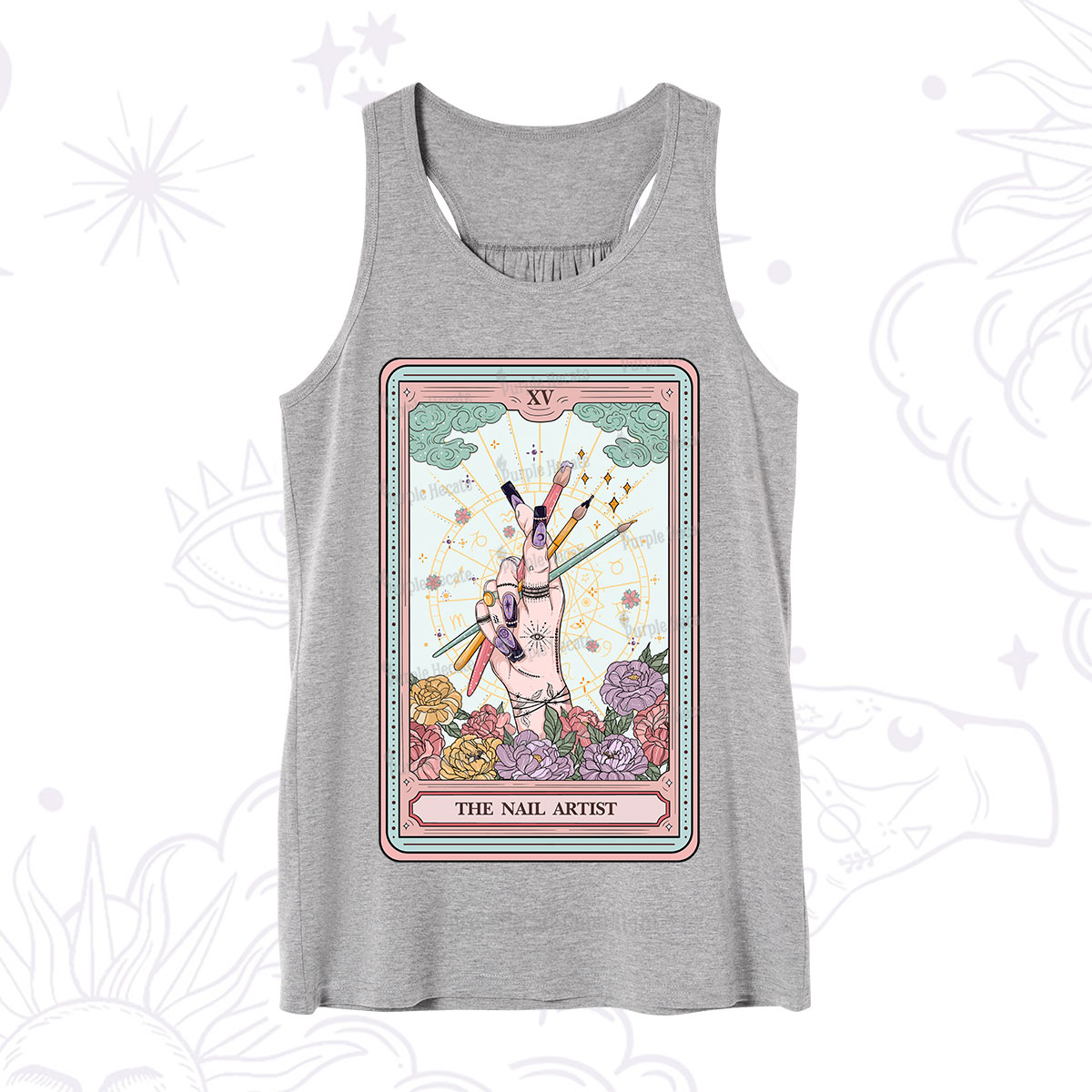 Purplehecate The Enchanted Nail Artist Tarot Card Tank